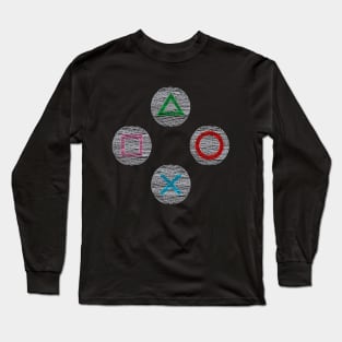 playstation button Long Sleeve T-Shirt